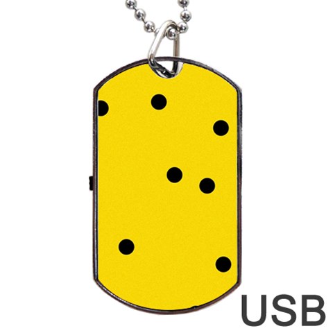 Punch Hole, Black Hole Dog Tag USB Flash (One Side) from ArtsNow.com Front