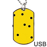 Punch Hole, Black Hole Dog Tag USB Flash (One Side)