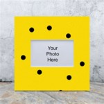 Punch Hole, Black Hole White Box Photo Frame 4  x 6 