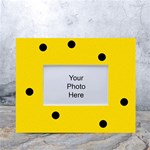 Punch Hole, Black Hole White Tabletop Photo Frame 4 x6 