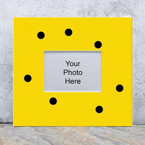 Punch Hole, Black Hole White Wall Photo Frame 5  x 7  from ArtsNow.com Front