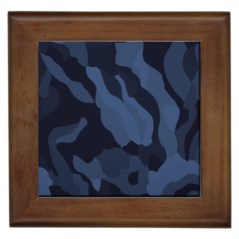 Purple Camo Framed Tile from ArtsNow.com Front