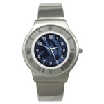 Purple Camo Stainless Steel Watch