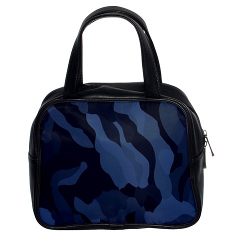 Purple Camo Classic Handbag (Two Sides) from ArtsNow.com Front