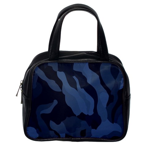 Purple Camo Classic Handbag (Two Sides) from ArtsNow.com Back