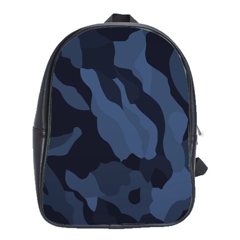 Purple Camo School Bag (Large) from ArtsNow.com Front