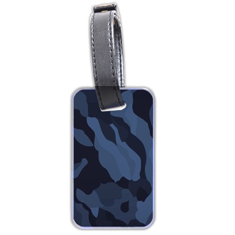 Purple Camo Luggage Tag (two sides) from ArtsNow.com Front