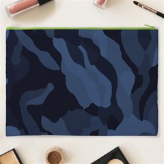 Purple Camo Cosmetic Bag (XXXL) from ArtsNow.com Back