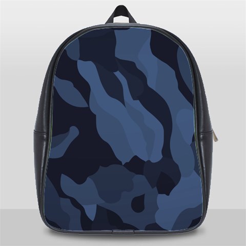 Purple Camo School Bag (XL) from ArtsNow.com Front