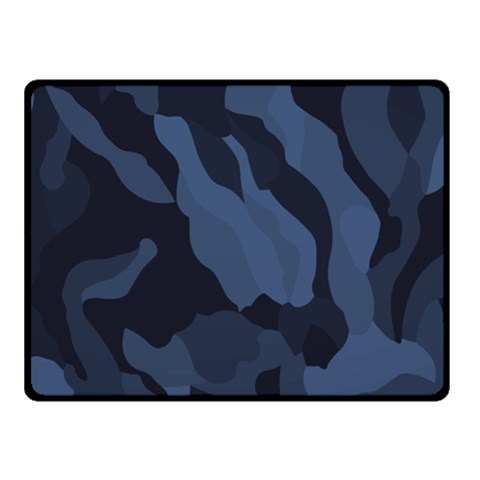 Purple Camo Two Sides Fleece Blanket (Small) from ArtsNow.com 45 x34  Blanket Back