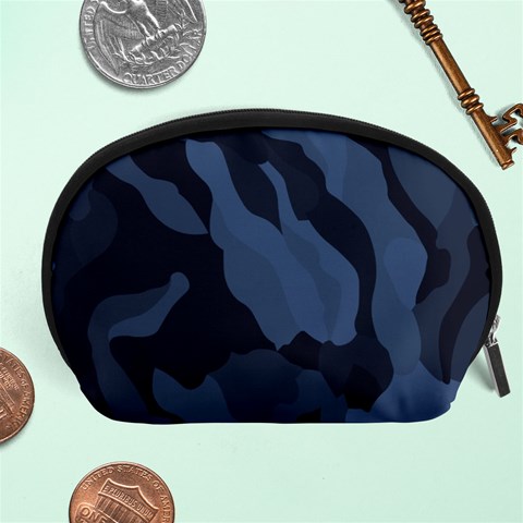 Purple Camo Accessory Pouch (Large) from ArtsNow.com Front