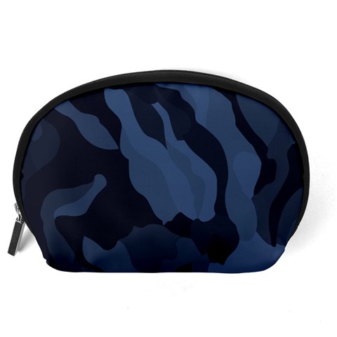 Purple Camo Accessory Pouch (Large) from ArtsNow.com Back