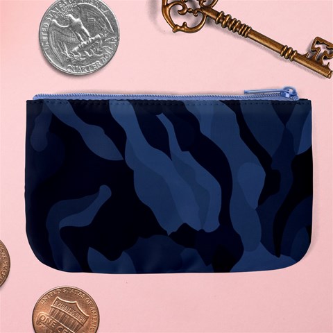 Purple Camo Large Coin Purse from ArtsNow.com Back