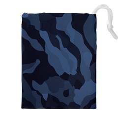 Purple Camo Drawstring Pouch (4XL) from ArtsNow.com Front