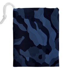 Purple Camo Drawstring Pouch (4XL) from ArtsNow.com Back