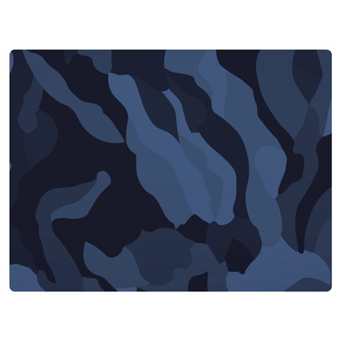 Purple Camo Two Sides Premium Plush Fleece Blanket (Baby Size) from ArtsNow.com 40 x30  Blanket Back