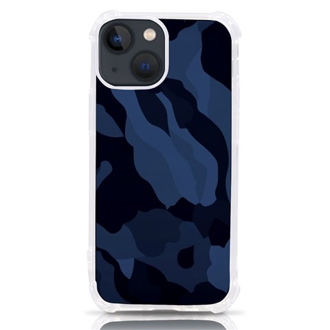 Purple Camo iPhone 13 mini TPU UV Print Case from ArtsNow.com Front