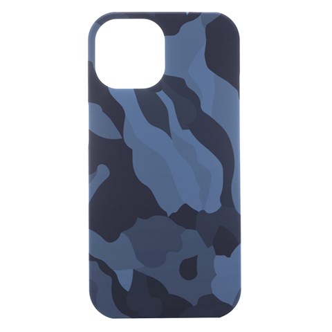 Purple Camo iPhone 15 Black UV Print PC Hardshell Case from ArtsNow.com Front