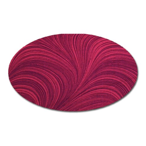 Purple Fabric Texture, Fabric Backgrounds With Lines Oval Magnet from ArtsNow.com Front