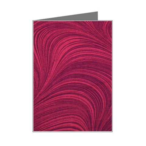 Purple Fabric Texture, Fabric Backgrounds With Lines Mini Greeting Card from ArtsNow.com Left