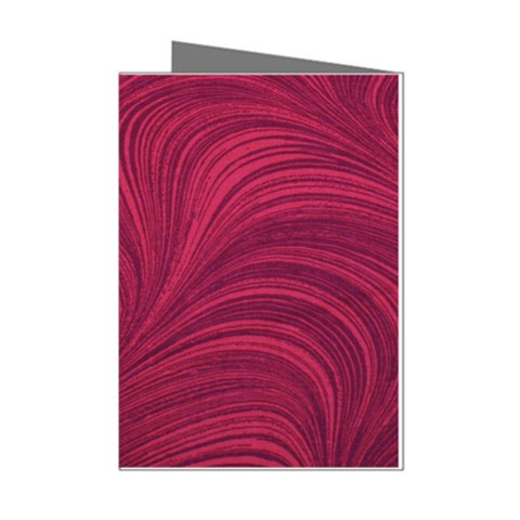 Purple Fabric Texture, Fabric Backgrounds With Lines Mini Greeting Cards (Pkg of 8) from ArtsNow.com Left