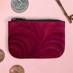 Purple Fabric Texture, Fabric Backgrounds With Lines Mini Coin Purse from ArtsNow.com Front