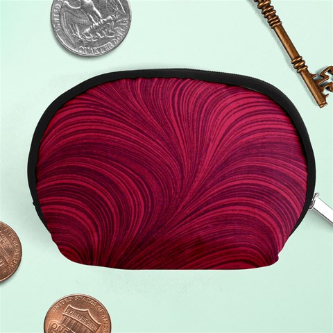 Purple Fabric Texture, Fabric Backgrounds With Lines Accessory Pouch (Medium) from ArtsNow.com Front