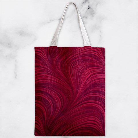 Purple Fabric Texture, Fabric Backgrounds With Lines Zipper Classic Tote Bag from ArtsNow.com Back