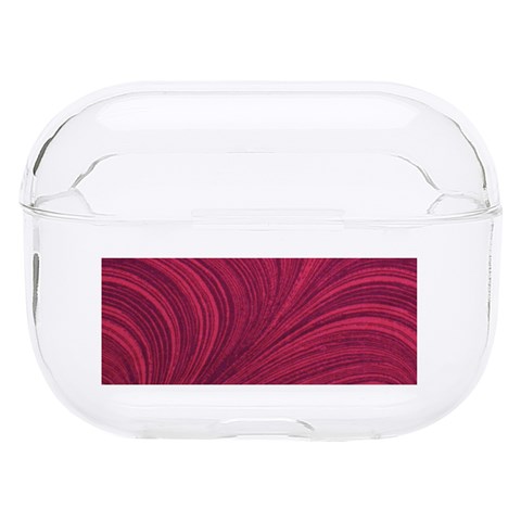 Purple Fabric Texture, Fabric Backgrounds With Lines Hard PC AirPods Pro Case from ArtsNow.com Front