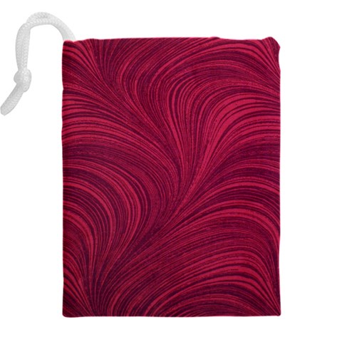 Purple Fabric Texture, Fabric Backgrounds With Lines Drawstring Pouch (5XL) from ArtsNow.com Back