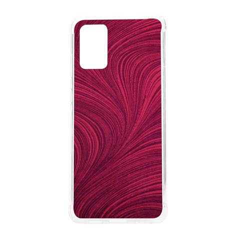 Purple Fabric Texture, Fabric Backgrounds With Lines Samsung Galaxy S20 Plus 6.7 Inch TPU UV Case from ArtsNow.com Front