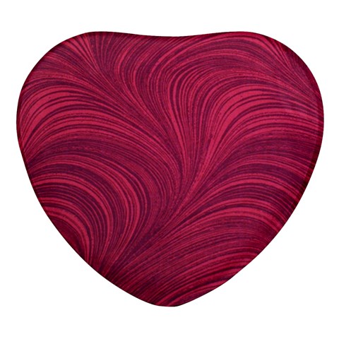 Purple Fabric Texture, Fabric Backgrounds With Lines Heart Glass Fridge Magnet (4 pack) from ArtsNow.com Front