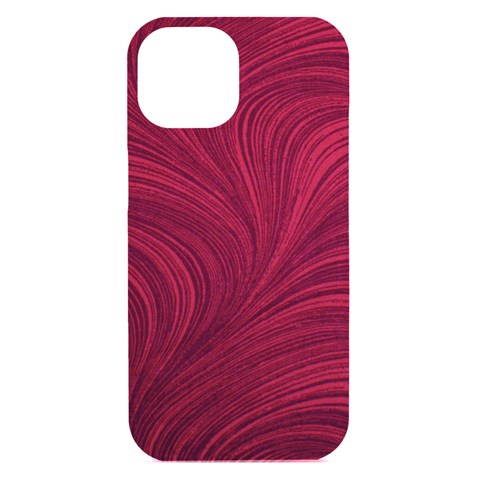 Purple Fabric Texture, Fabric Backgrounds With Lines iPhone 15 Black UV Print PC Hardshell Case from ArtsNow.com Front