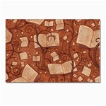 Retro Education Texture, Creative Education Background Postcard 4 x 6  (Pkg of 10)