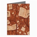 Retro Education Texture, Creative Education Background Greeting Cards (Pkg of 8)