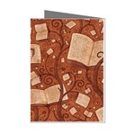 Retro Education Texture, Creative Education Background Mini Greeting Cards (Pkg of 8)