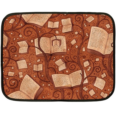 Retro Education Texture, Creative Education Background Fleece Blanket (Mini) from ArtsNow.com 35 x27  Blanket