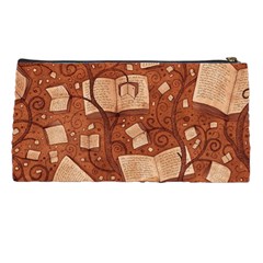 Retro Education Texture, Creative Education Background Pencil Case from ArtsNow.com Back