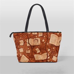 Retro Education Texture, Creative Education Background Classic Shoulder Handbag from ArtsNow.com Back