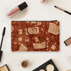 Retro Education Texture, Creative Education Background Cosmetic Bag (Medium) from ArtsNow.com Back