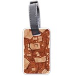 Retro Education Texture, Creative Education Background Luggage Tag (one side)