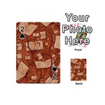 Retro Education Texture, Creative Education Background Playing Cards 54 Designs (Mini)