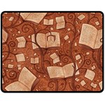 Retro Education Texture, Creative Education Background Two Sides Fleece Blanket (Medium)