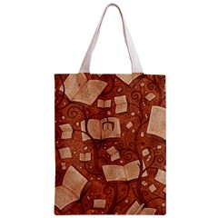 Retro Education Texture, Creative Education Background Zipper Classic Tote Bag from ArtsNow.com Front