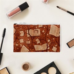 Retro Education Texture, Creative Education Background Cosmetic Bag (XS) from ArtsNow.com Front