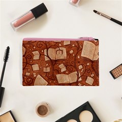 Retro Education Texture, Creative Education Background Cosmetic Bag (XS) from ArtsNow.com Back