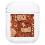 Retro Education Texture, Creative Education Background Soft TPU AirPods 1/2 Case