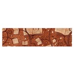 Retro Education Texture, Creative Education Background Oblong Satin Scarf (16  x 60 )