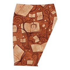 Retro Education Texture, Creative Education Background Midi Wrap Pencil Skirt from ArtsNow.com  Front Right 