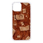 Retro Education Texture, Creative Education Background iPhone 14 TPU UV Print Case